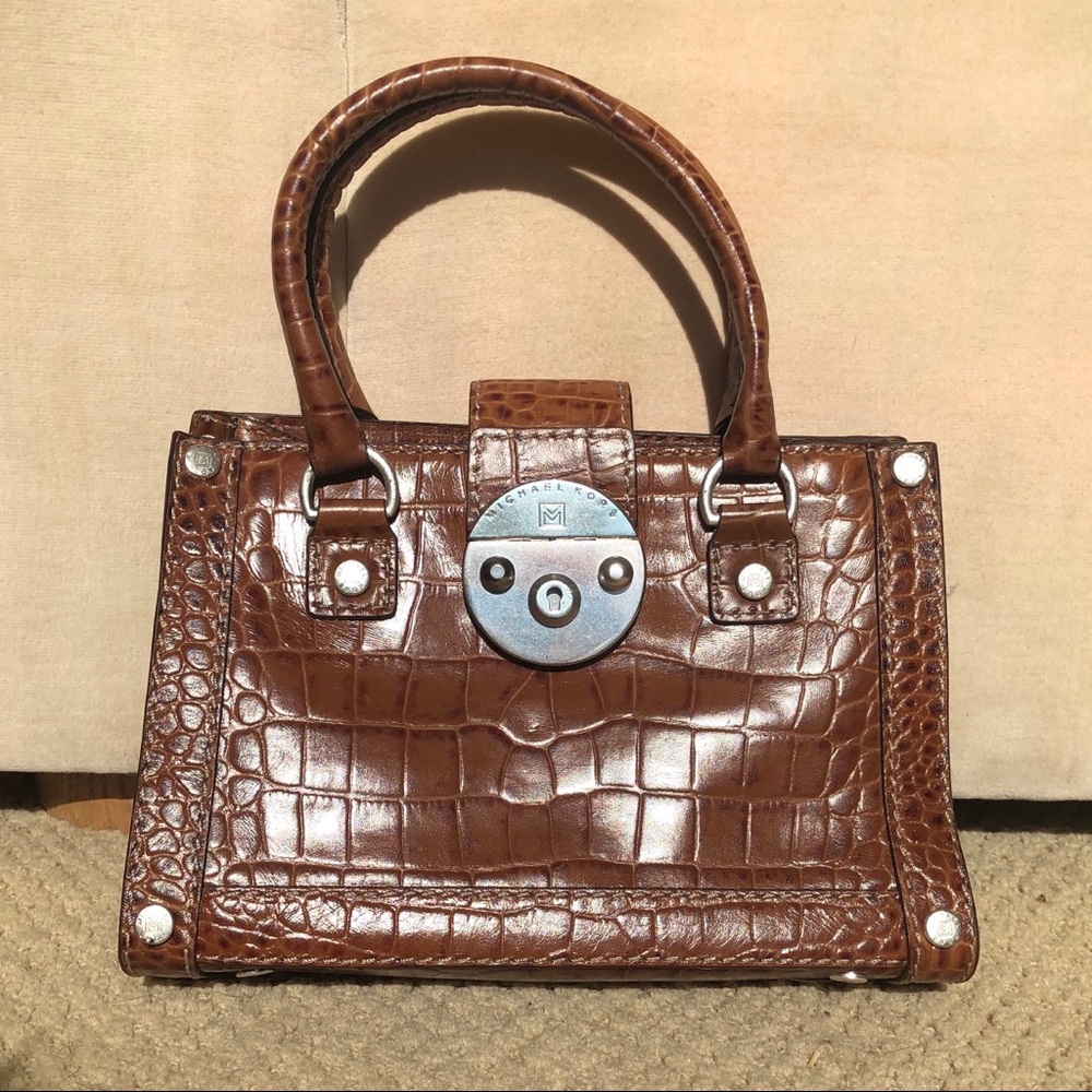 Michael Kors Vintage leather alligator handbag